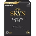thumbnail image 1 of SKYN Supreme Feel Non-Latex Lubricated Condoms, 30 Count, 1 of 14