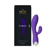 SKYN Vibes Personal Massage Wand Vibrator, 20 Speeds, Purple, 1 Count