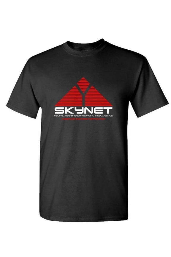 SKYNET artificial intelligence cyborg movie - Mens Cotton T-Shirt