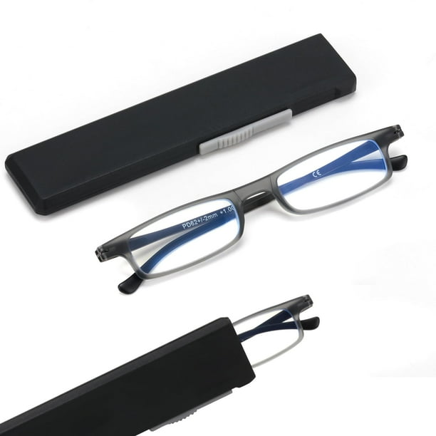 Compact folding reading glasses with case sale