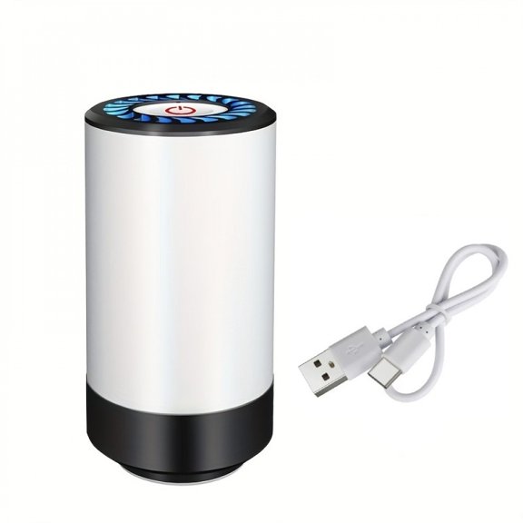 SKYQITIAN Portable Home Food Vacuum Sealer (vacuum bags not included), USB rechargeable, can also be used to clean food containers and inflate basketballs/swimming rings. Christmas Special Offer.