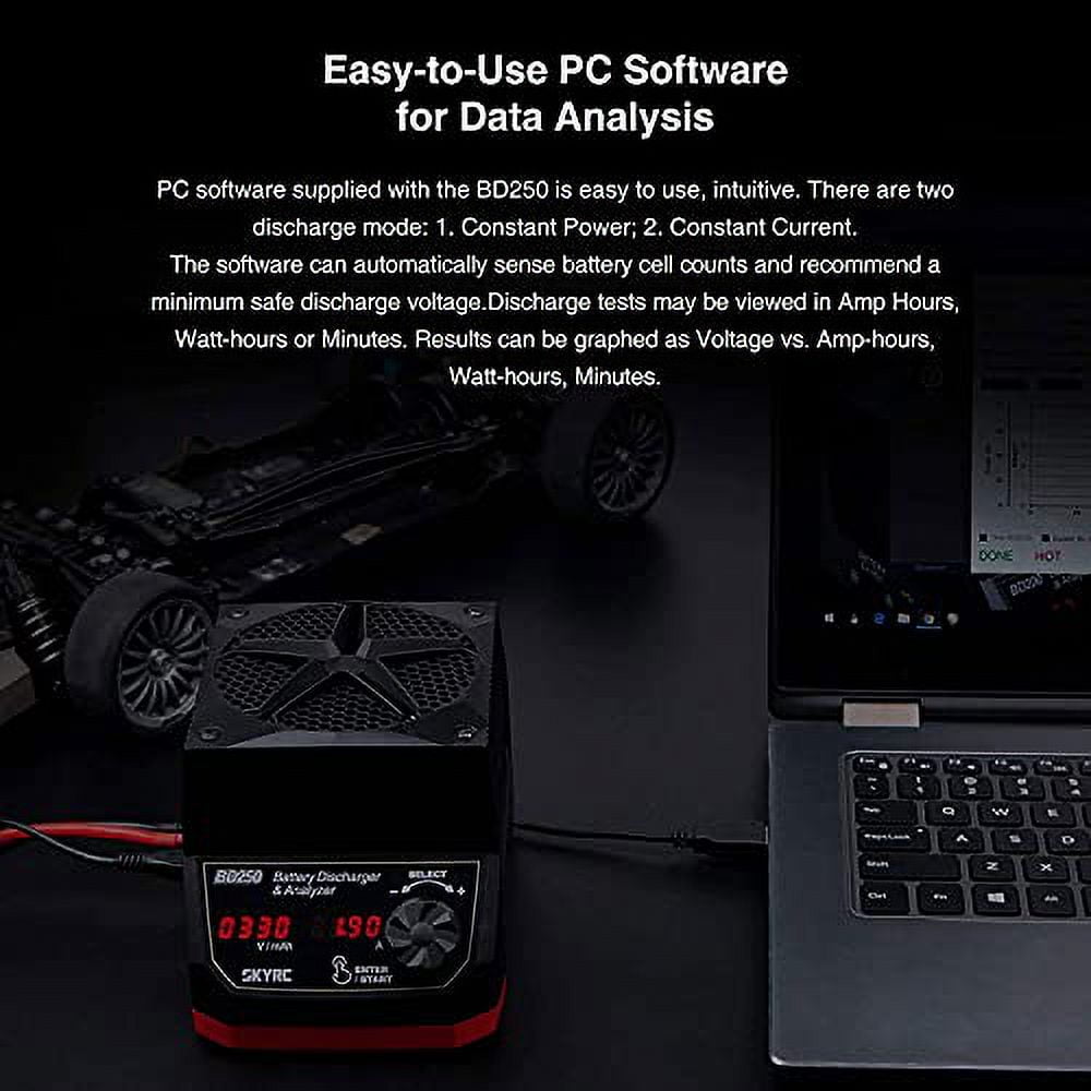 SKYRC BD250 Battery Discharger and Analyzer for 18S RC LiPo Battery