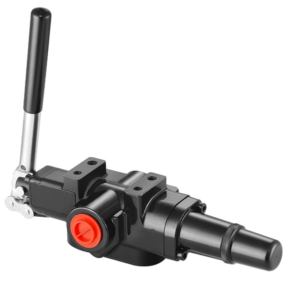 KFFKFF 1-Spool Hydraulic Valve for Log Splitter, 25 GPM Directional Control, 3626PSI Loader Valve with Joystick, Suitable for Small Tractors, Loaders