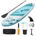 thumbnail image 1 of KFFKFF 10 ft Sup SurfBoard Inflatable Stand Up Paddle Board with Paddle Accessory, 1 of 9