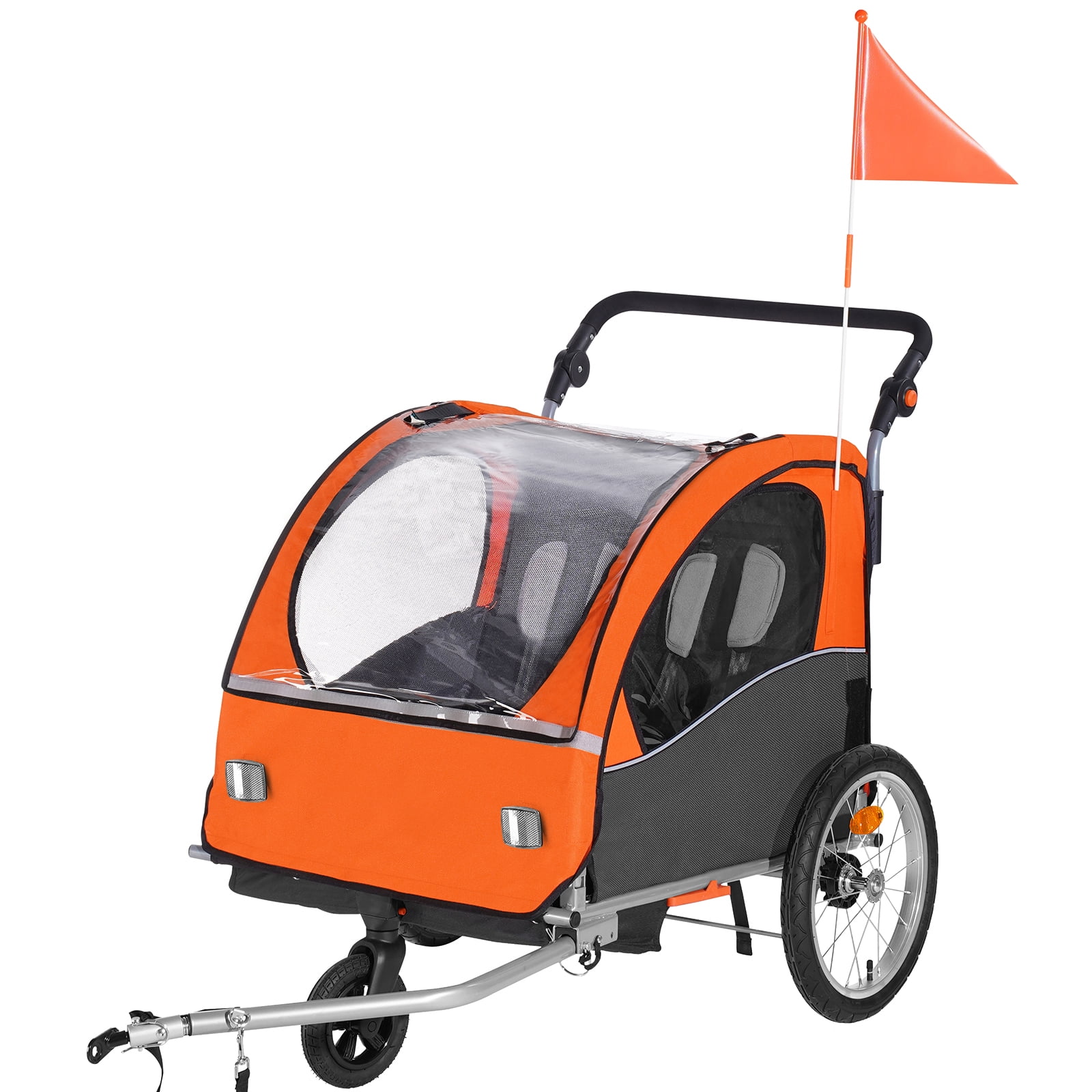 SKYSHALO 100 lbs Cocuk Bisiklet Treyler Katlanabilir 2 Ki ilik Bebek Arabas Cift Cocuk Ta y c in Iraq at IQD 248969 Rating 4