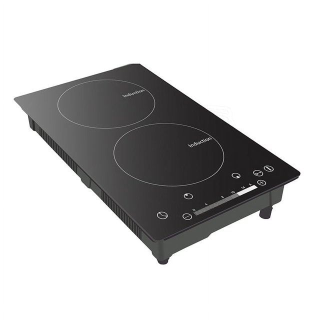SKYSHALO 12'' Builtin Induction Electric Stove Top ,2 Burners Multifunctional Burner Electric