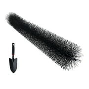 SKYSHALO 120ft Long Gutter Guard Brush Bristle Leaf Guard Fits 5 Inch Gutters