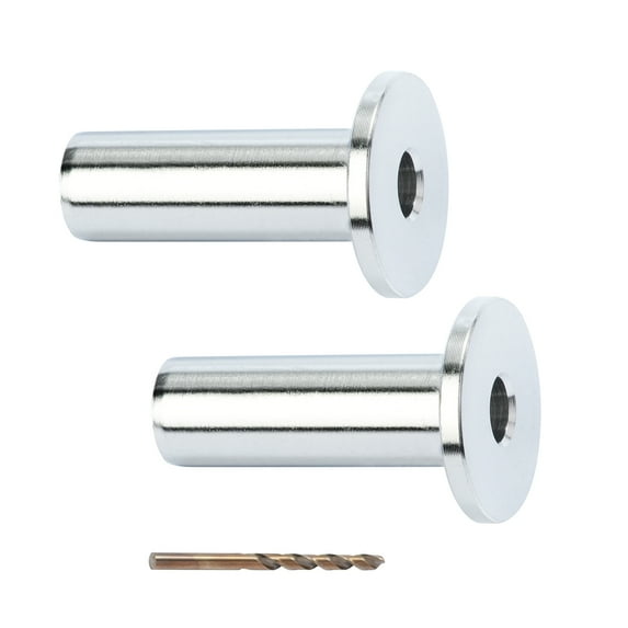 KFFKFF 121 Pack Protector Sleeves T316 Stainless Steel for 1/8" Wire Rope Cable