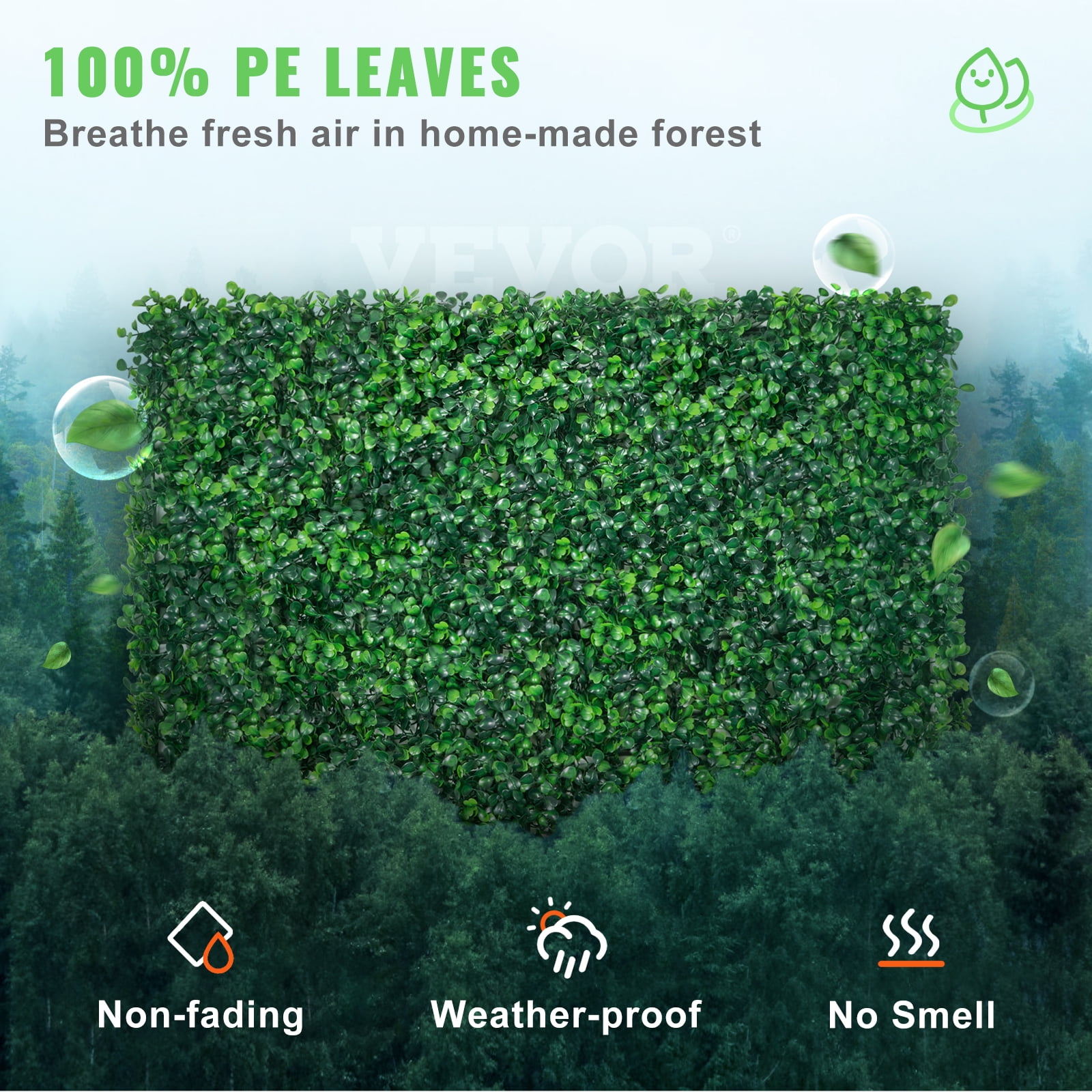 KFFKFF 12PCS 24"x16" Artificial Boxwood Panels for 31 SQ Feet, Artificial Grass Backdrop Wall 1.6",Boxwood Hedge Wall Panels, Privacy Hedge Screen UV Protected for Outdoor Indoor Garden Fence