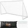 thumbnail image 1 of SKYSHALO 12x6 ft Portable Soccer Goal for Adults/Kids, Outdoor Training Net with Carry Bag, White, 1 of 9