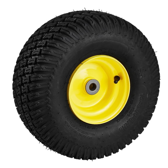 KFFKFF 15x6-6" Lawn Engine Tires 2-Pack Lawn Tractor Tires S-Turf Pneumatic Tires