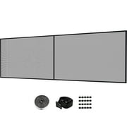 SKYSHALO 18 x 7 ft Garage Door Shielding Garage Network, Suitable For The Bottom Heavy Type Of The Magnet Of The 2 Cars