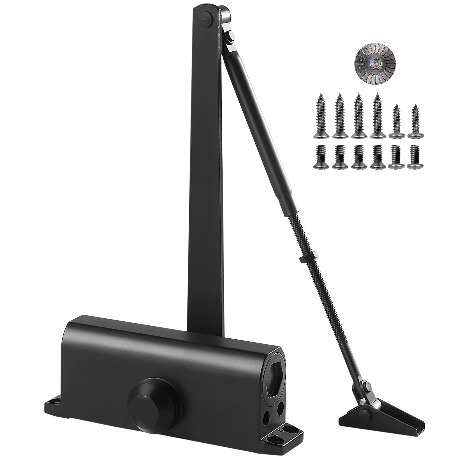 SKYSHALO 187 lbs Heavy Duty Commercial Door Small Large Residential Hydraulic Black