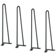 thumbnail image 1 of KFFKFF 19" Hairpin Furniture Legs Solid Metal Heavy Duty Dining Table Leg Modern, 1 of 9