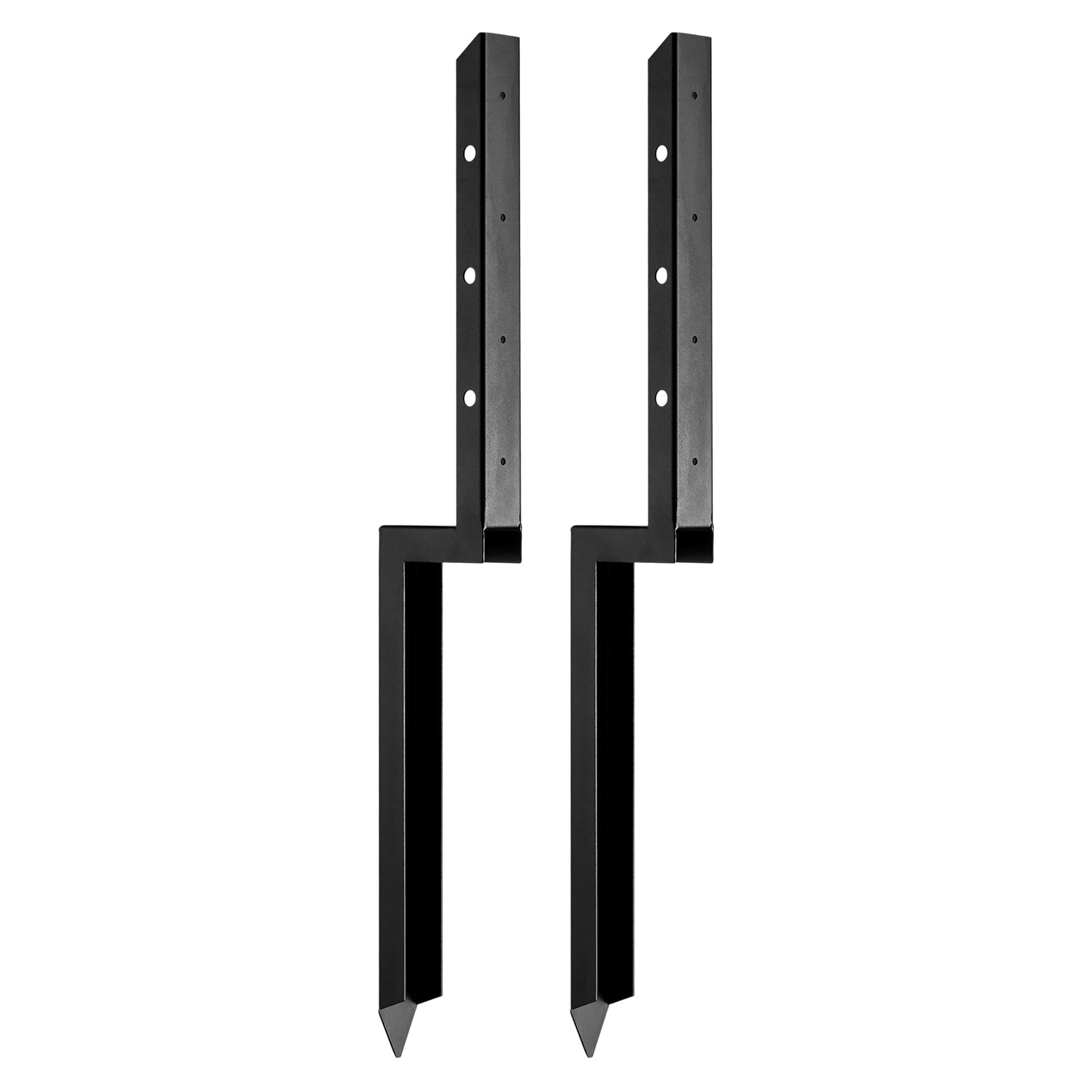KFFKFF 2-Pack Fence Anchor Repair Kit 2"x2" Support Stakes