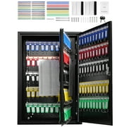 SKYSHALO 200-Key Cabinet Key Lock Box with Colorful Key Tags & Adjustable Racks