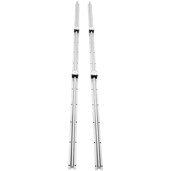 KFFKFF 2PCS SBR20 2200mm Linear Guide Rail Slide Rail 4 PCS SBR20UU Bearing Block