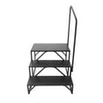 thumbnail image 1 of KFFKFF 3 Step RV Ladder 440 lb RV Step Railing Carbon Steel RV Trailer Camper, 1 of 9