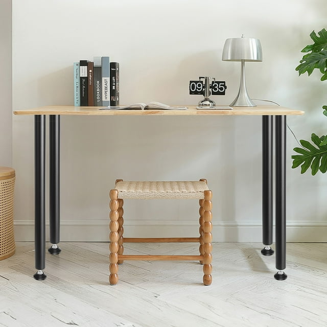 SKYSHALO 30" Solid Steel Adjustable Desk Legs Office Table Furniture