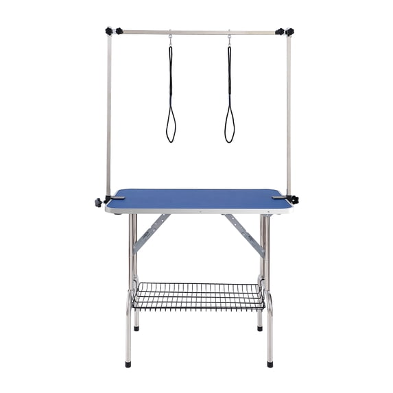 KFFKFF 36'' Pet Dog Grooming Table Arms x 2 w/ Clamp Foldable Adjustable Height