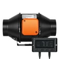 thumbnail image 1 of KFFKFF 4-Inch Inline Duct Fan HVAC Exhaust Blower Kit EC Variable Speed ​​Control, 1 of 9