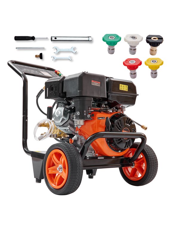 4400 PSI at 4.0 GPM Gas Powered Cold Water Pressure Washer, 26 ft High Pressure Hose