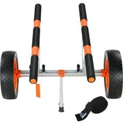 KFFKFF 450-Lb Capacity with 12 Solid Tires, Adjustable Kayak Cart