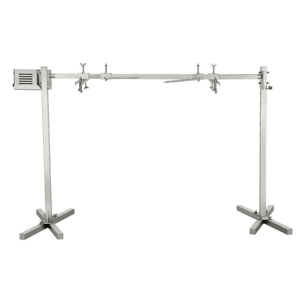 SKYSHALO 46" Electric Rotisserie Grill Kit, 52W Automatic BBQ