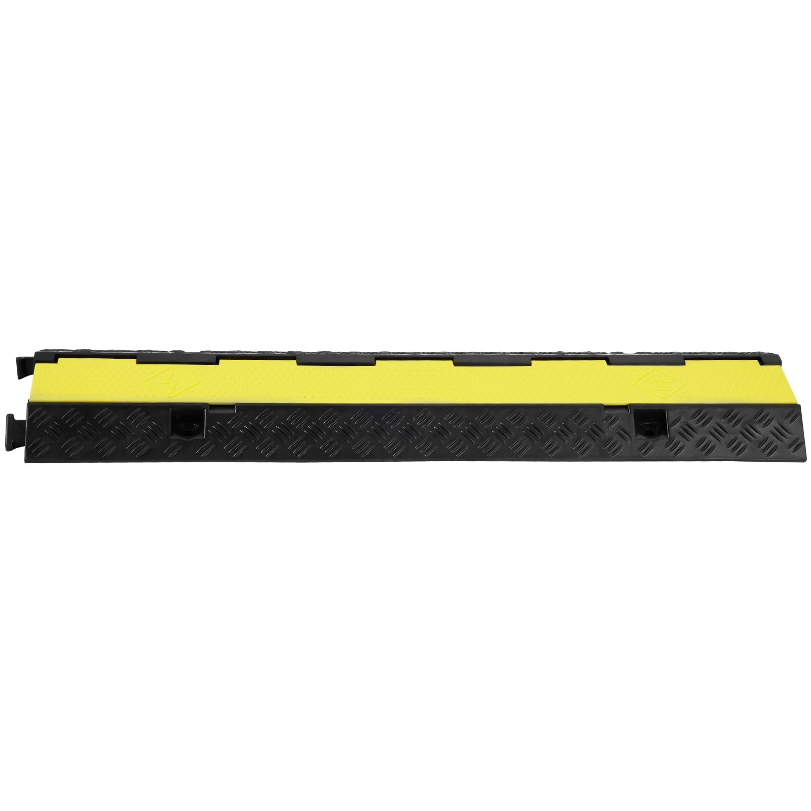 KFFKFF Cable Protector Ramp, Heavy Duty Rubber, 2 Channels, 12000 lbs ...