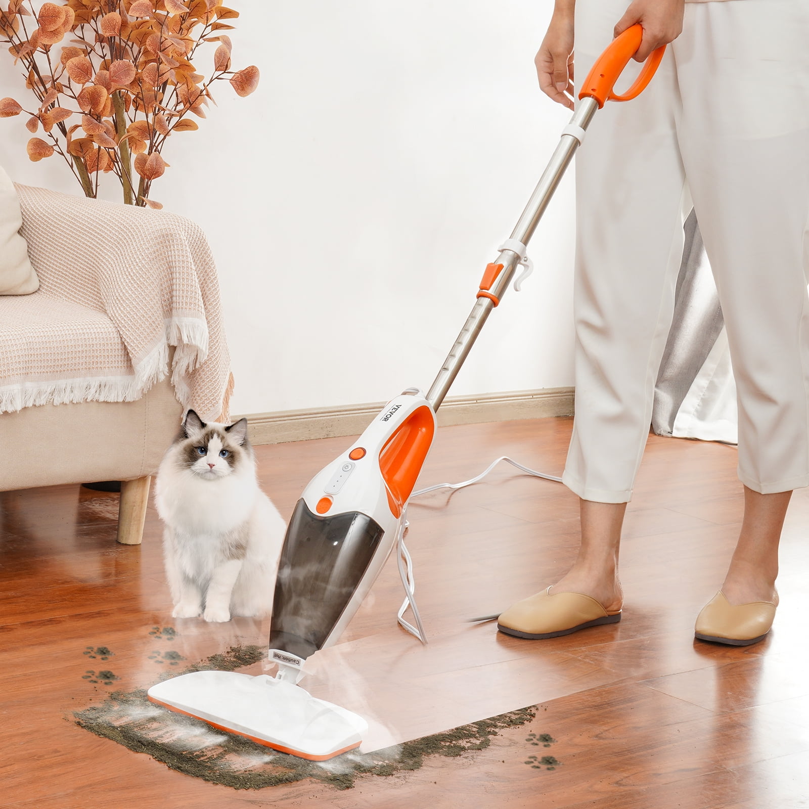 KFFKFF 5-in-1 Cordless Vevor Steam Mop