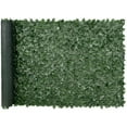 thumbnail image 1 of KFFKFF 59"x118" Artificial Faux Ivy Leaf Fence Screen with Mesh Cloth Backing, 1 of 9