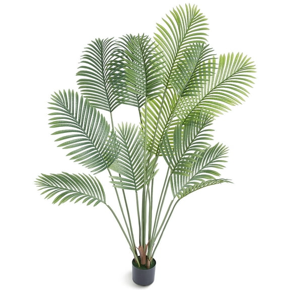 SKYSHALO 6 Ft Faux Lifelike Areca Catechu Betel Palm Nut Tree