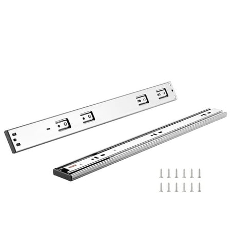 KFFKFF 6 Pairs 22” Soft-Close Drawer Ball Bearing Full Extension 100 Lbs