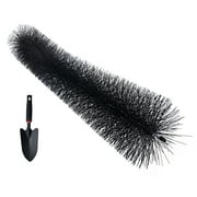 SKYSHALO 60 ft Long Gutter Guard Brush Bristle Leaf Guard 5.25" Diameter