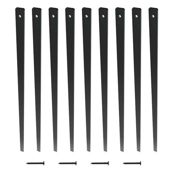 KFFKFF 72 Pack 38''x1'' Staircase Metal Balusters Aluminum Spindles with Screws