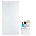 thumbnail image 1 of KFFKFF 72" x 36" Magnetic Glass Dry Erase Board Magnetic Mirror Notepad Dry Erase Board Frameless Wall Mount with Tray Large Glass White Board for Office, School & Home, 1 of 9