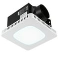 thumbnail image 1 of KFFKFF 80 CFM Bathroom Exhaust Fan 1.5sones Bath Fan Low Noise with Light, 1 of 9
