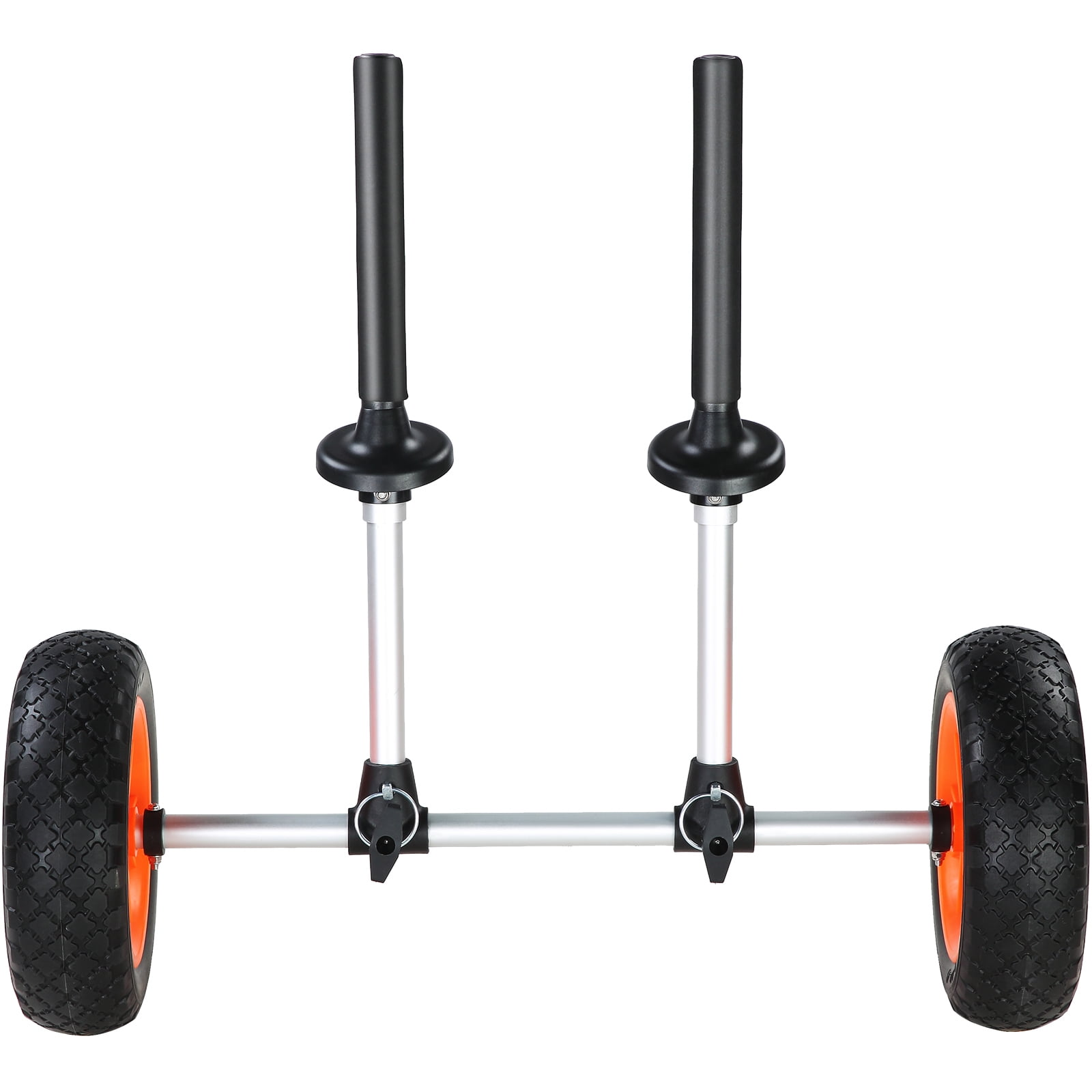 KFFKFF Adjustable Kayak Cart Canoe Boat Carrier 280lbs Load with 10'' Solid Tires