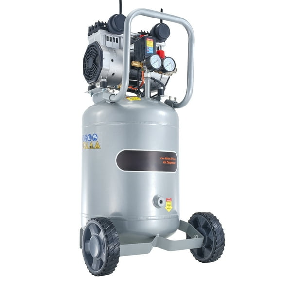 KFFKFF Air Compressor, 13 Gallon 2HP 4.6 SCFM@90PSI Oil-Free Air Compressor Tank with 125PSI Max Pressure, 66dB Ultra Quiet Compressor for Tire Inflation, Auto Repair, Spray Painting