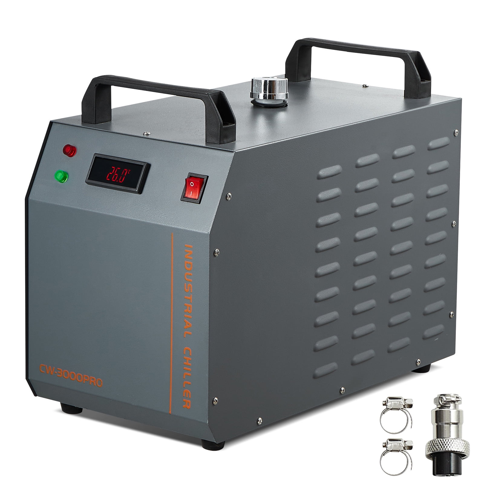 KFFKFF Air-cooled Industrial Water Cooling 12L 18L/min Laser Chiller CW-3000(PRO)