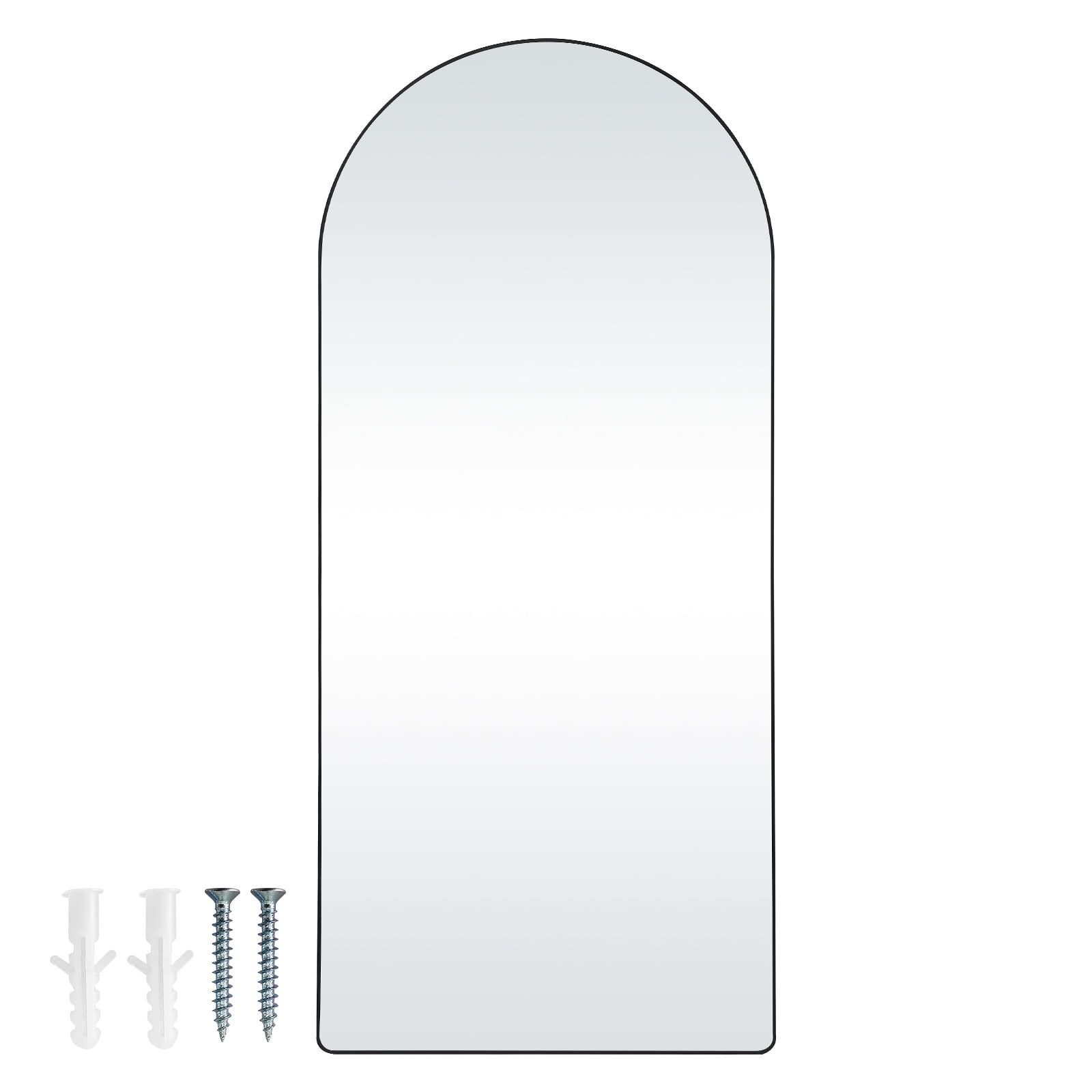 KFFKFF Arched Full Length Mirror 71'' x 32'' Full Body Mirror Standing Hanging