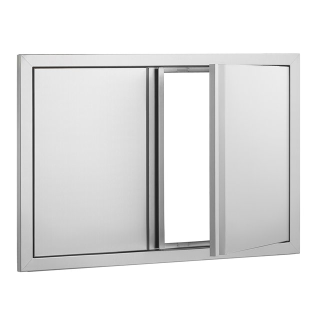 SKYSHALO BBQ Island Access Door 28x19 Inch Stainless Steel Outdoor