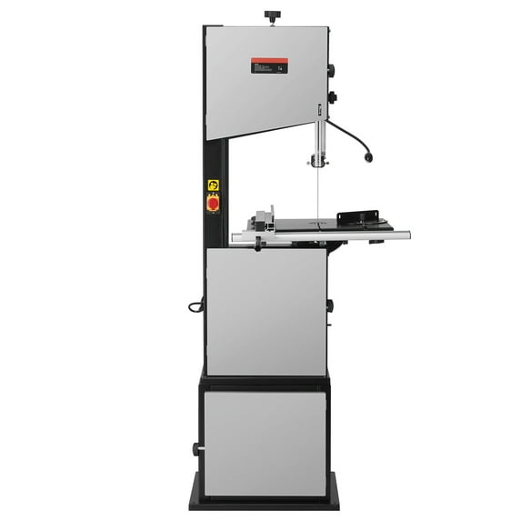 SKYSHALO Benchtop Band Saw, 14-Inch, Adjustable Speeds from 480 to 960 RPM, 1100W 1.5HP Motor, Includes Work Light, Stand, and Miter Gauge for Wood and Aluminum Crafting