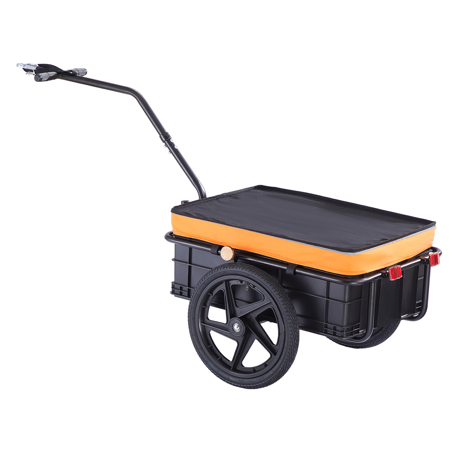 SKYSHALO Bike Trailer for Cargo, 88 lbs Capacity, Sturdy Transport Cart ...