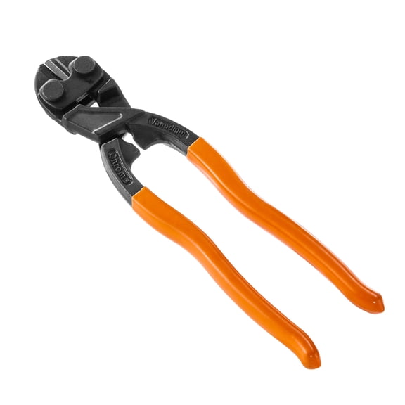 SKYSHALO Bolt Cutter, 8" Mini Lock Cutter with Streamlined Ergonomic Handle, Chromium Vanadium Alloy Steel Blade, Heavy Duty Bolt Cutter for Rods, Bolts, Steel Wires, Cables, Rivets, and Chains