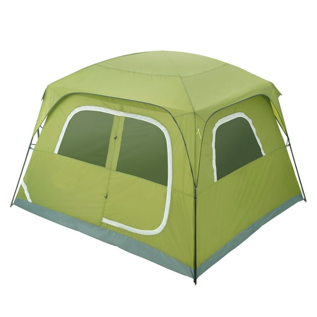 SKYSHALO Camping Tent Camping Tent 10x9x6.5ft, Suitable for 6 People Waterproof Lightweight