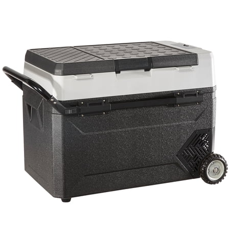 BENTISM Car Refrigerator 40Qt Dual Zone Car Portable Car Refrigerators -4?-68? Electric Compressor Cooler for Truck Vehicle RV DC 12/24V