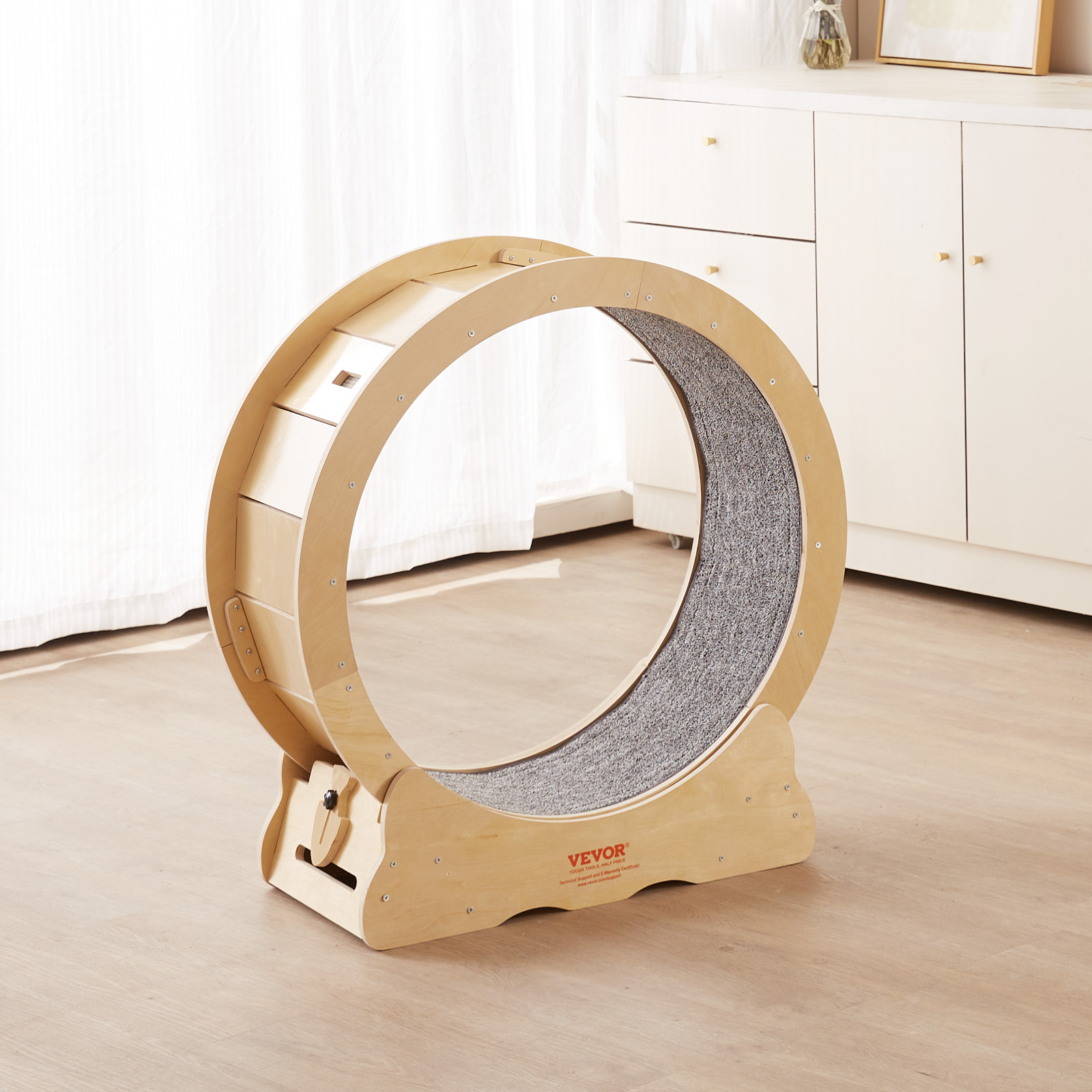 SKYSHALO Cat Exercise Wheel Large Cat Treadmill Wheel for Indoor Cats