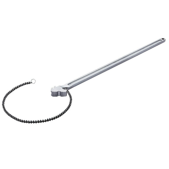 KFFKFF Chain Wrench, 48-inch Length, Fits Pipes up to 13.4 inches in Diameter, Crafted from CRV for Durability, Reversible Jaw for Versatile Use, Designed for Ease in Pipe Work and Automotive Fixes