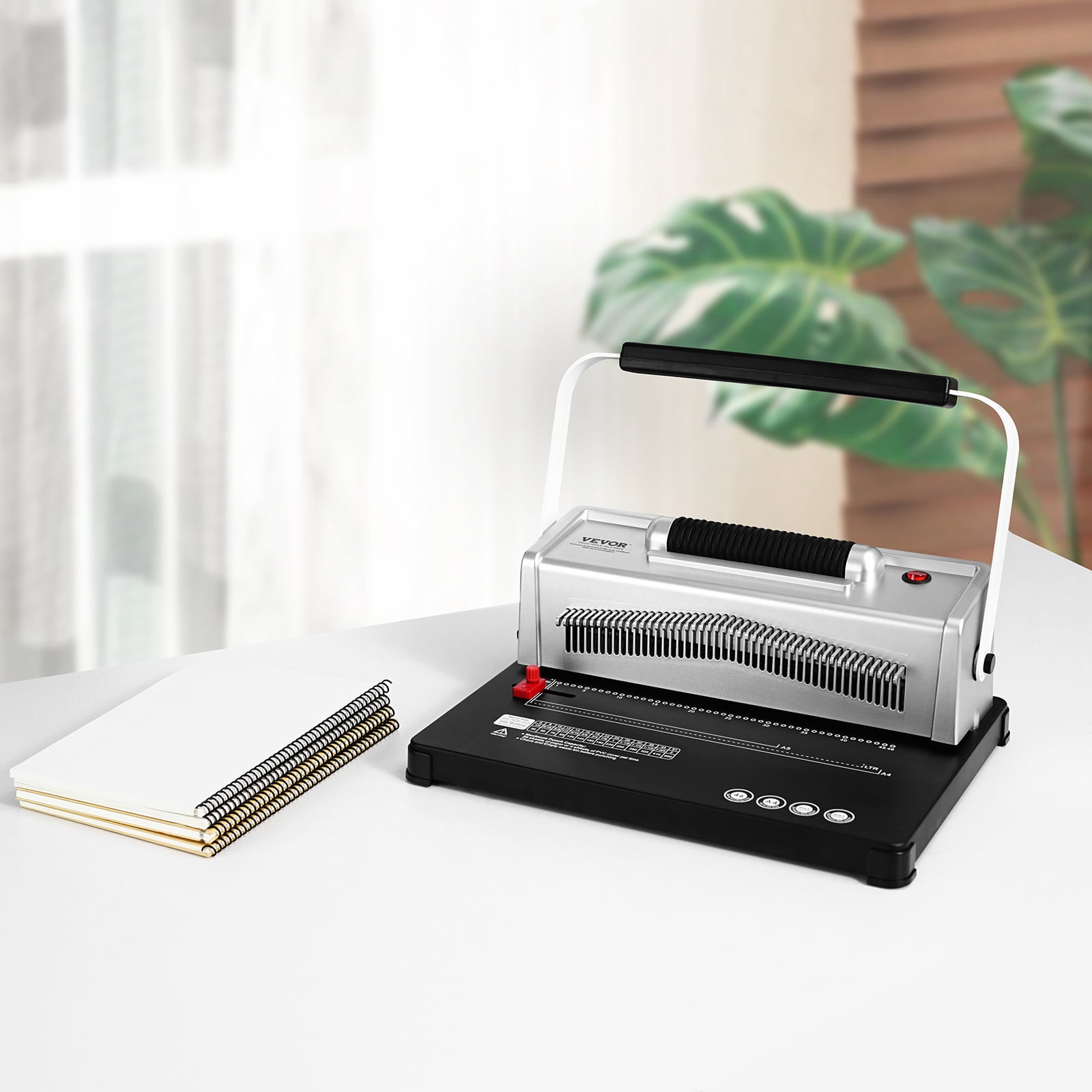 KFFKFF Coil Spiral Binding Machine Book Maker Electric Binding 100 Binding Spines